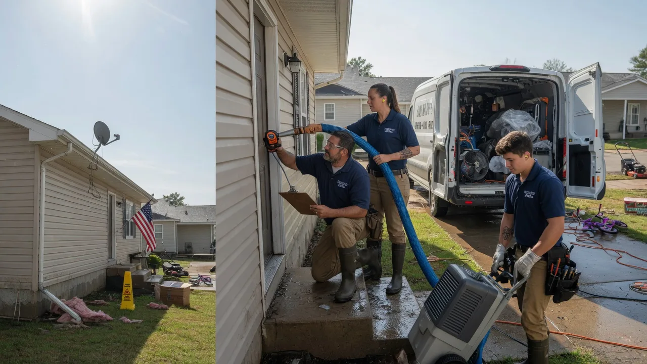 Ceiling Water Damage Restoration in Sarcoxie, MO near me